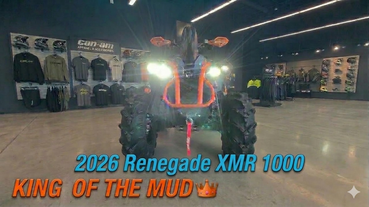 КОРОЛЬ ГРЯЗИ 👑 Первый взгляд на Can Am Renegade XMR 1000 2026 года!