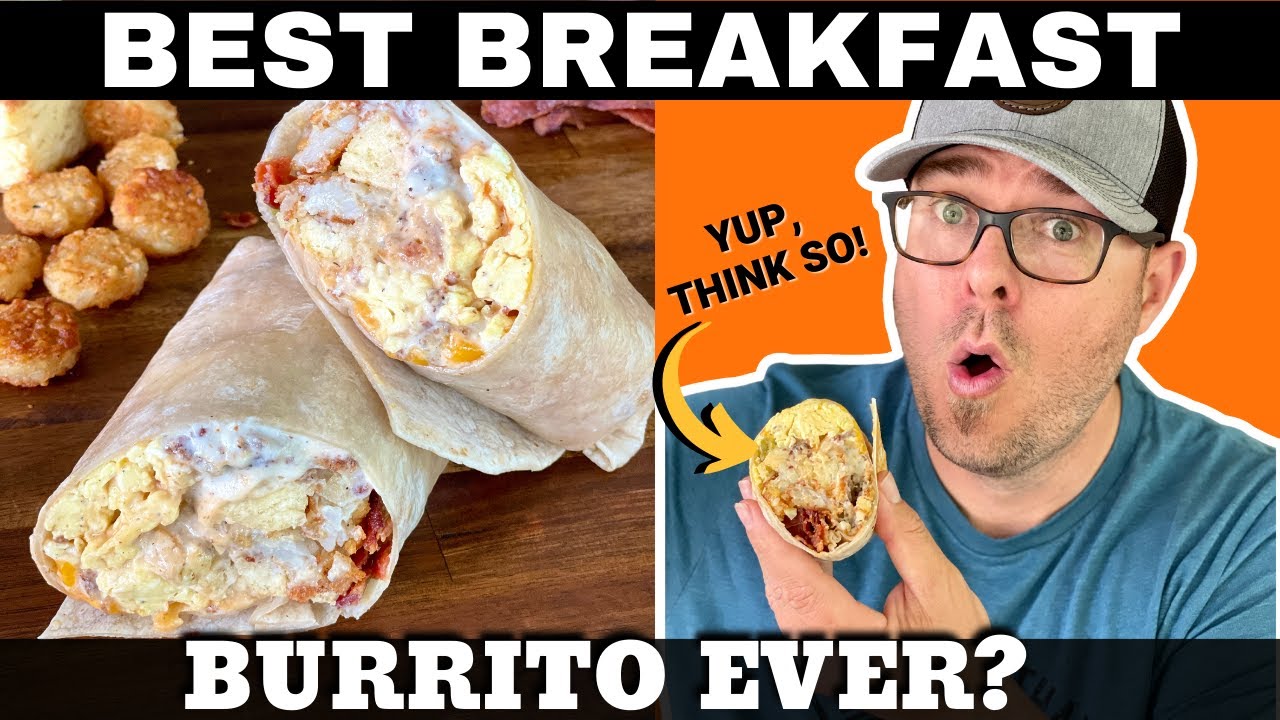 Is this THE BEST BREAKFAST BURRITO EVER?  Biscuits and Gravy Loaded Burrito!  Dang GOOD!