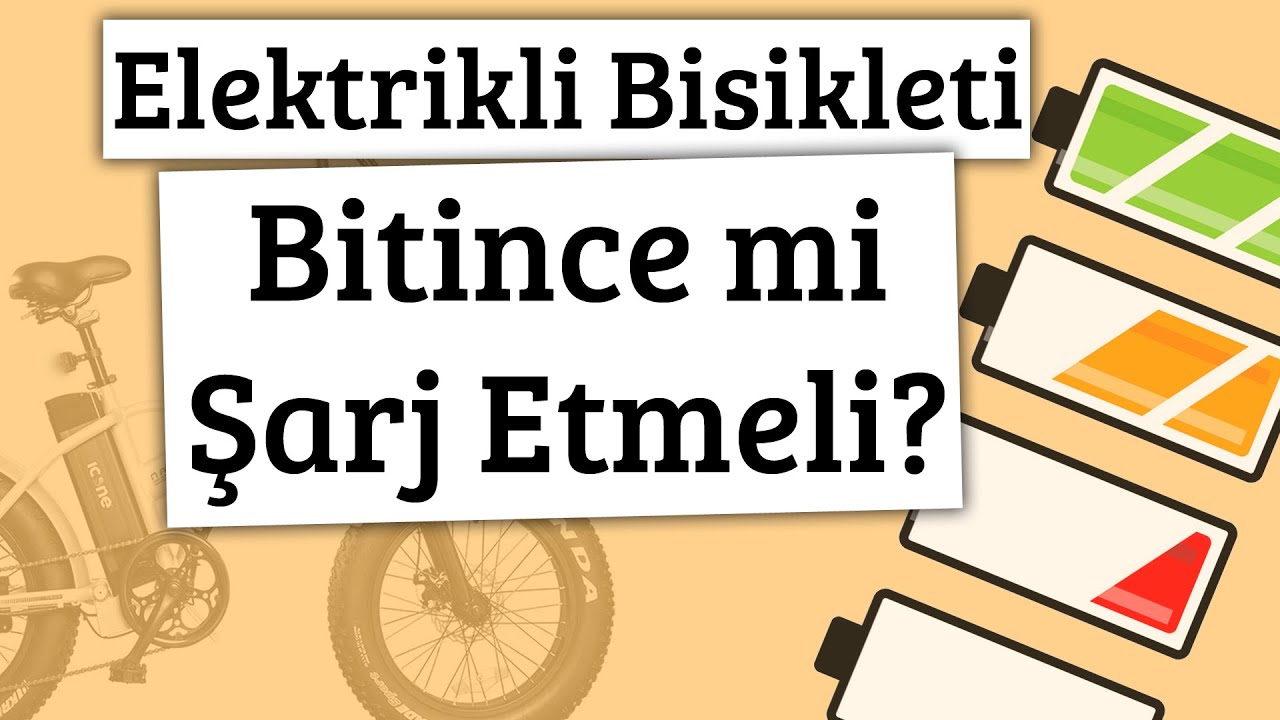 Elektrikli Bisikletin Pili Ne Zaman Şarj Edilmeli? BMS'nin görevi.