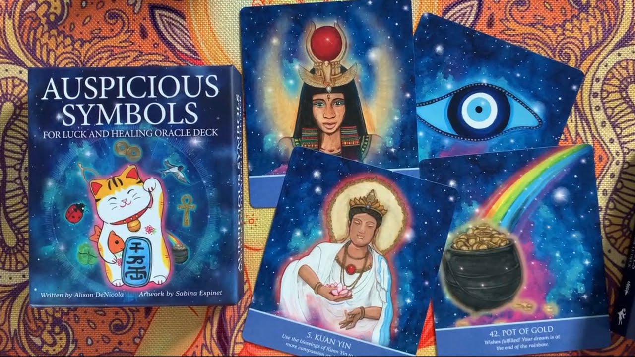 Auspicious Symbols for Luck and Healing Oracle | Review w/ Full Walkthrough & Pairings