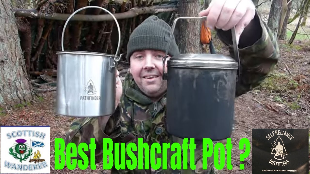 Лучший горшок для бушкрафта? Pathfinder Bushpot 1,8 л, Zebra 14 см, Billy Can, тренога для костра...