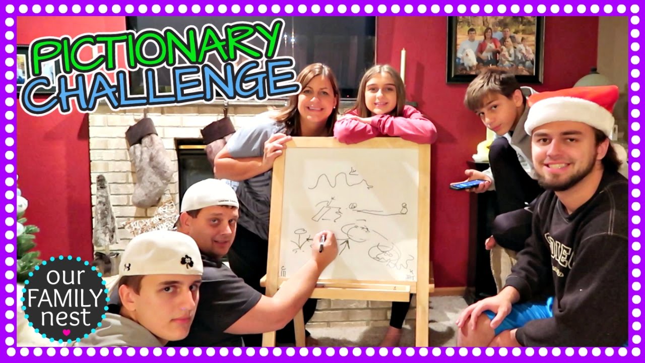 FAMILY PICTIONARY CHALLENGE! WHO IS THE BEST AT DRAWING?