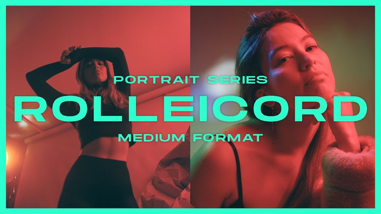 Shooting portraits in my home studio | TLR Rolleicord Portrait Series