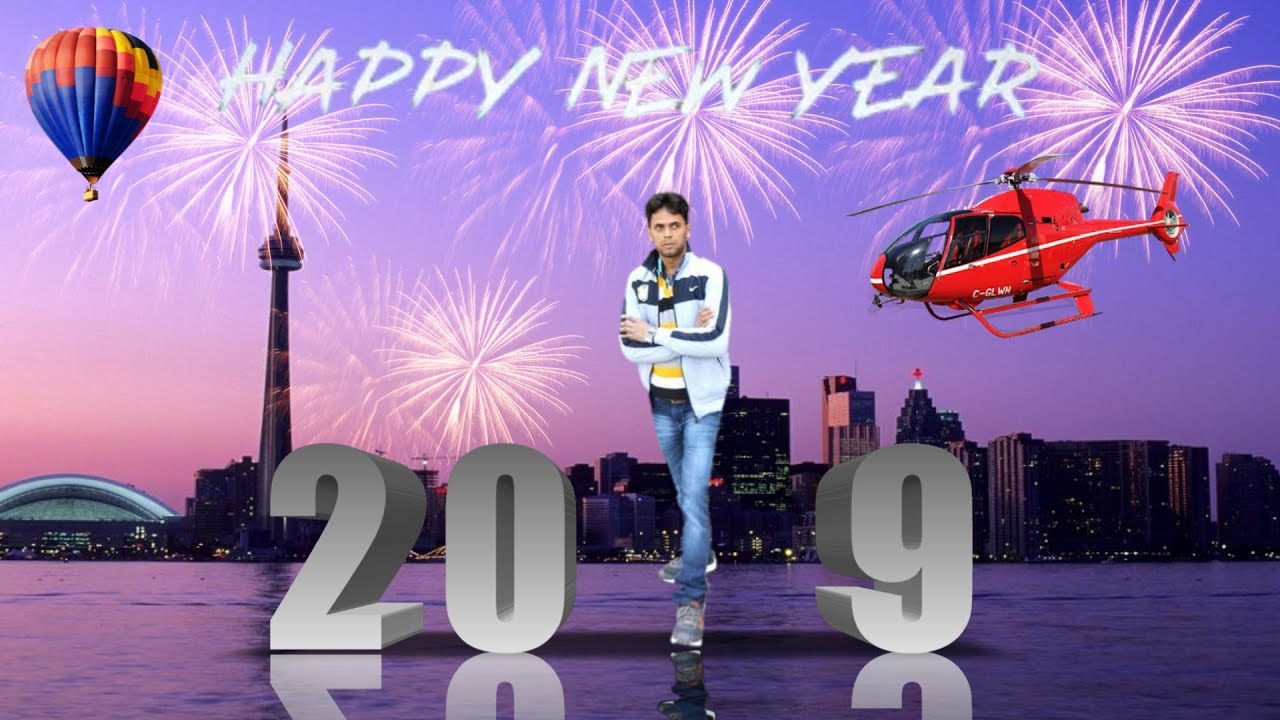 #picsArrtpicsArrt Happy New year 2019  special photo editing  Tutorial in picsArrt  step by step