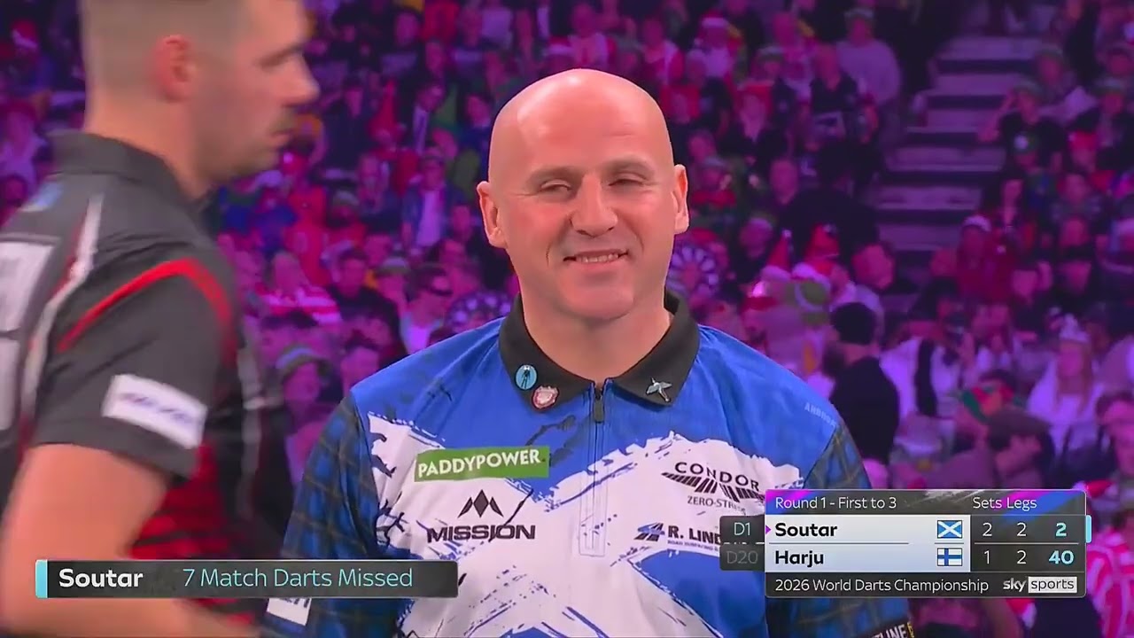 INSTANT CLASSIC ALAN SOUTAR VS TEEMU HARJU HIGHLIGHTS 2026 WORLD DARTS CHAMPIONSHIP