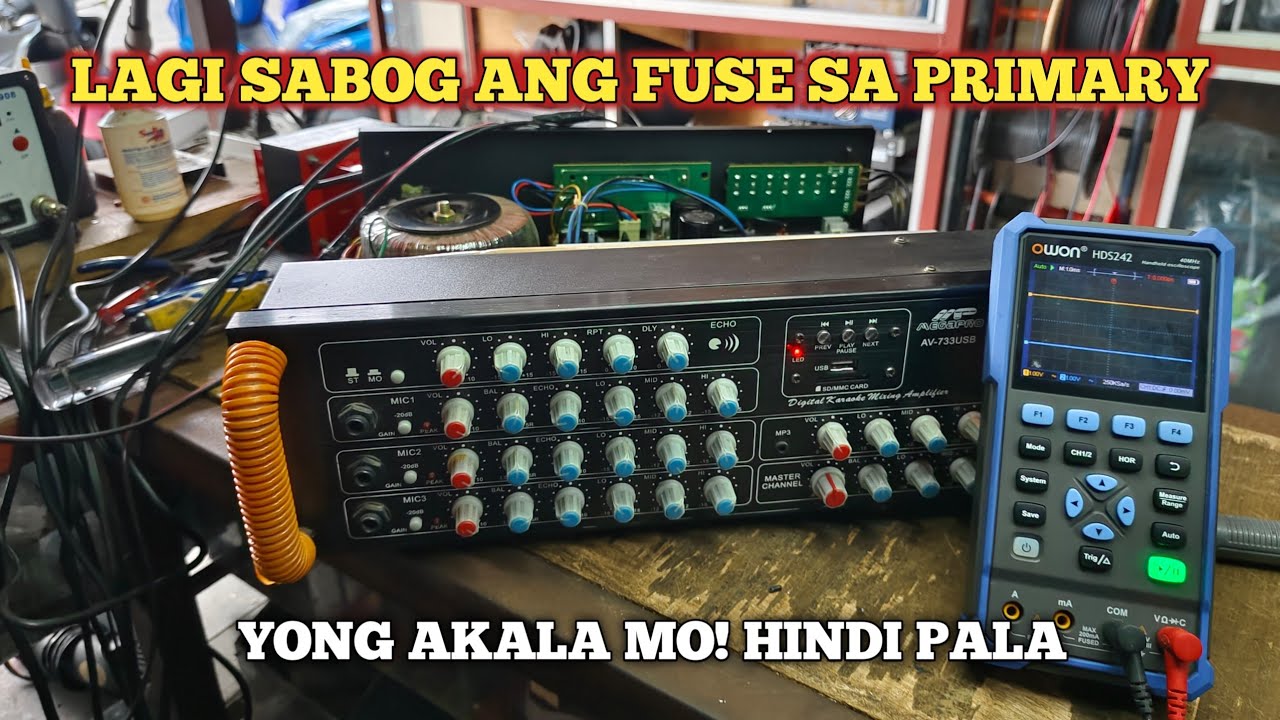 Gamit sa videoke na amplifier bigla nalang nasira