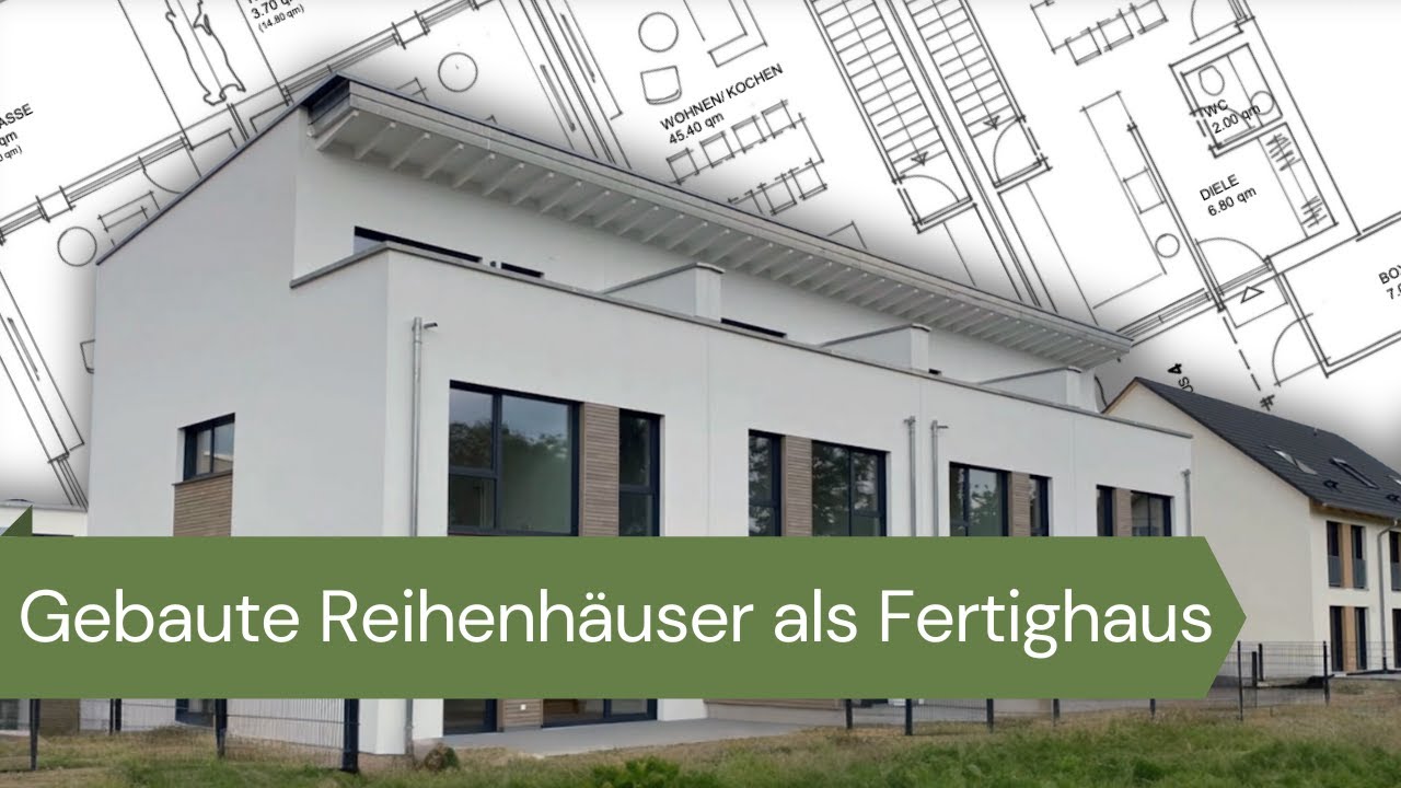 Reihenhaus in Fertigbauweise