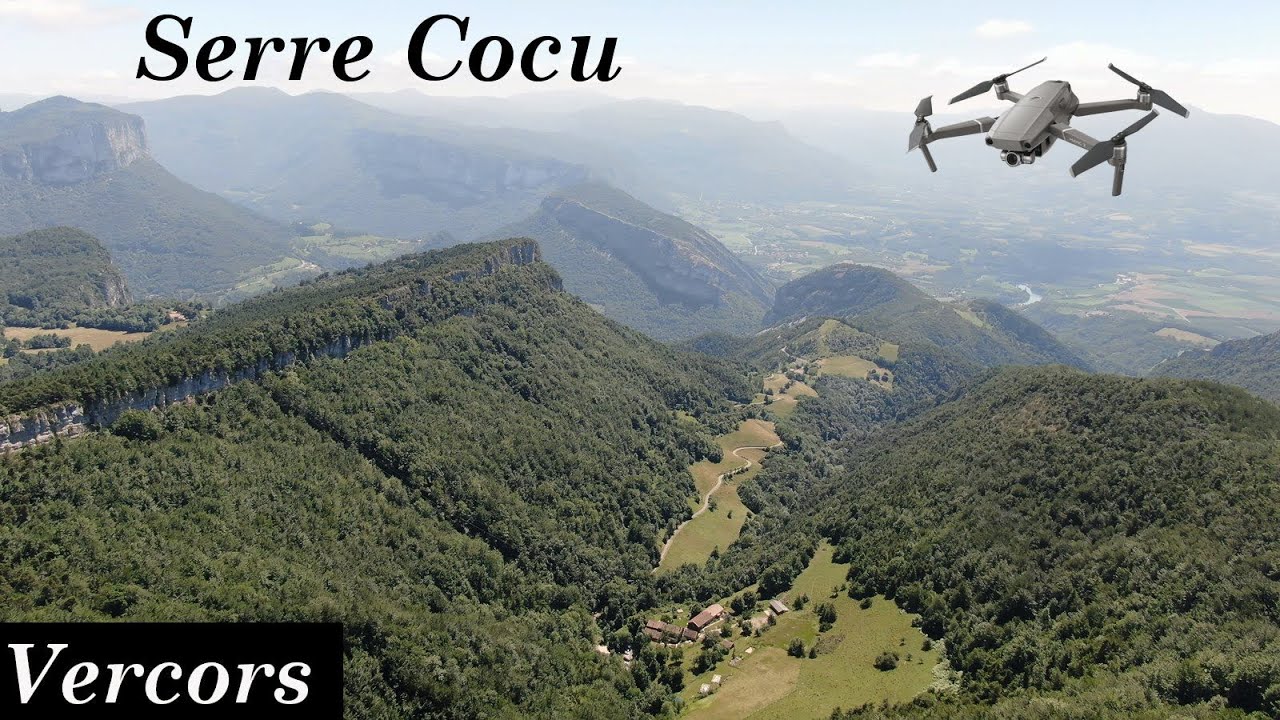 Serre Cocu en Isère en drone DJI Mavic 2 Zoom