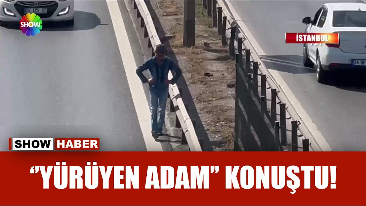 Her gün E-5'in ortasında yürüyor!