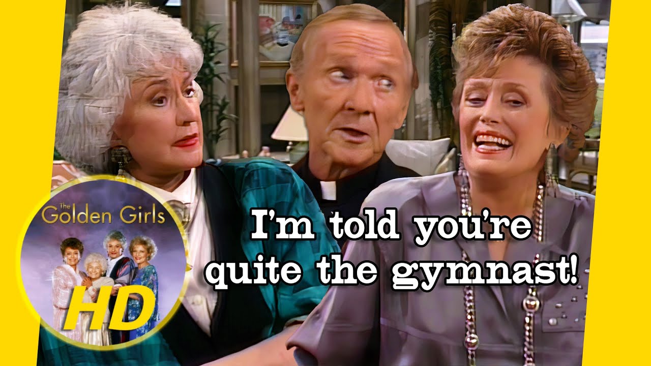Father O'Mara of St. Sebastian's, And a fish wrapped in newspaper. - Golden Girls HD