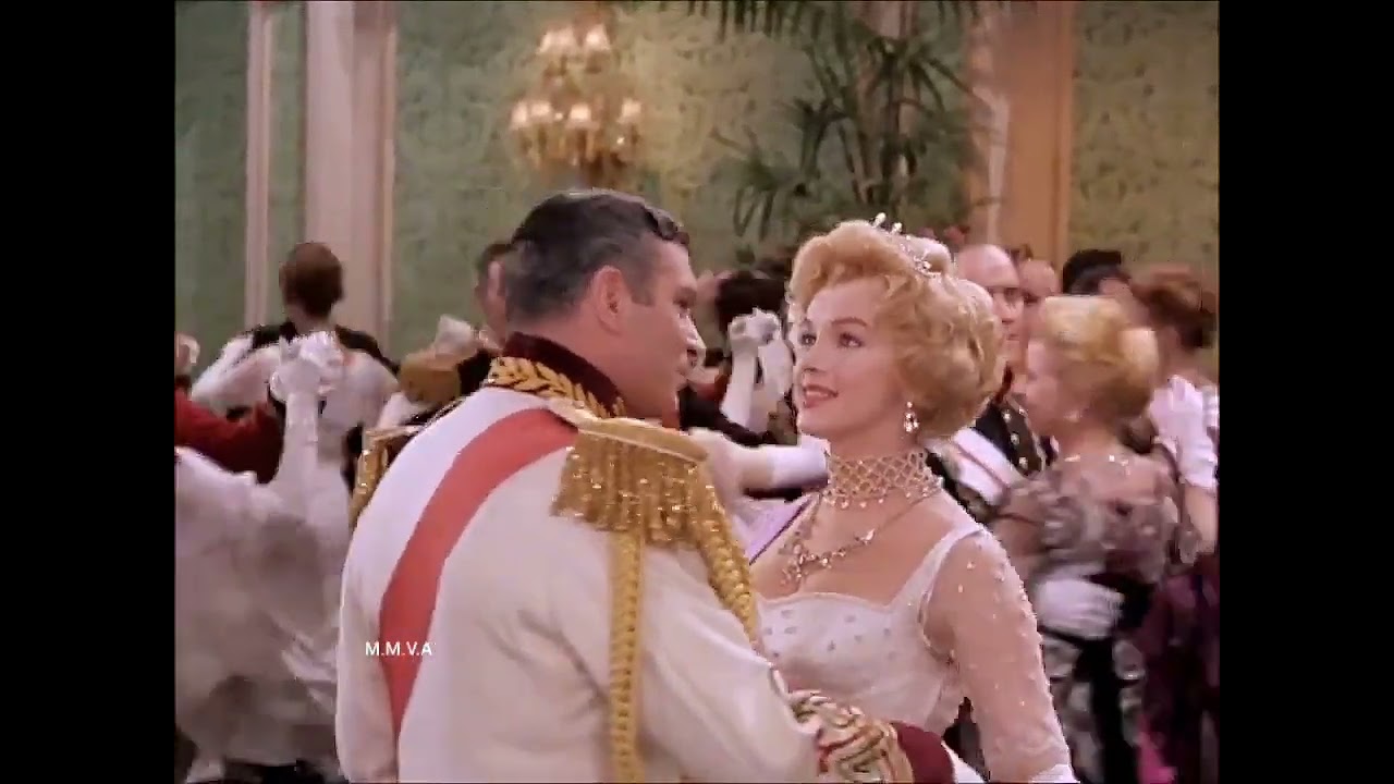 Marilyn Monroe and Cinematographer Jack Cardiff  - The Prince And The Showgirl 1957