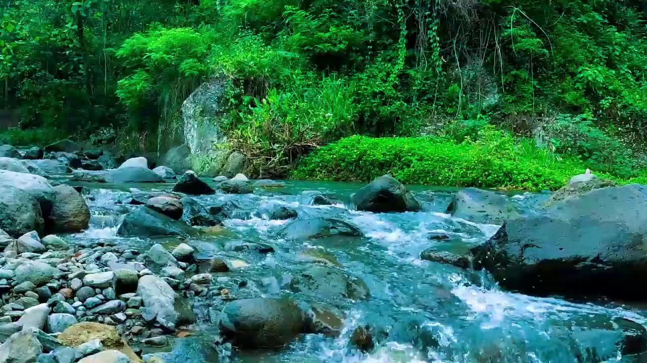 Sleep Meditation With Water Sounds 💦 Calming Music Water For sleep running water ASMR sleep