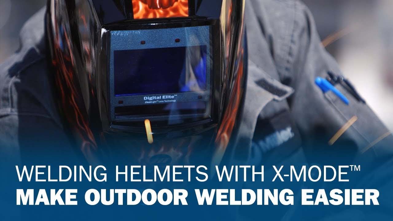 Welding Helmets with X-Mode Make Outdoor Welding Easier