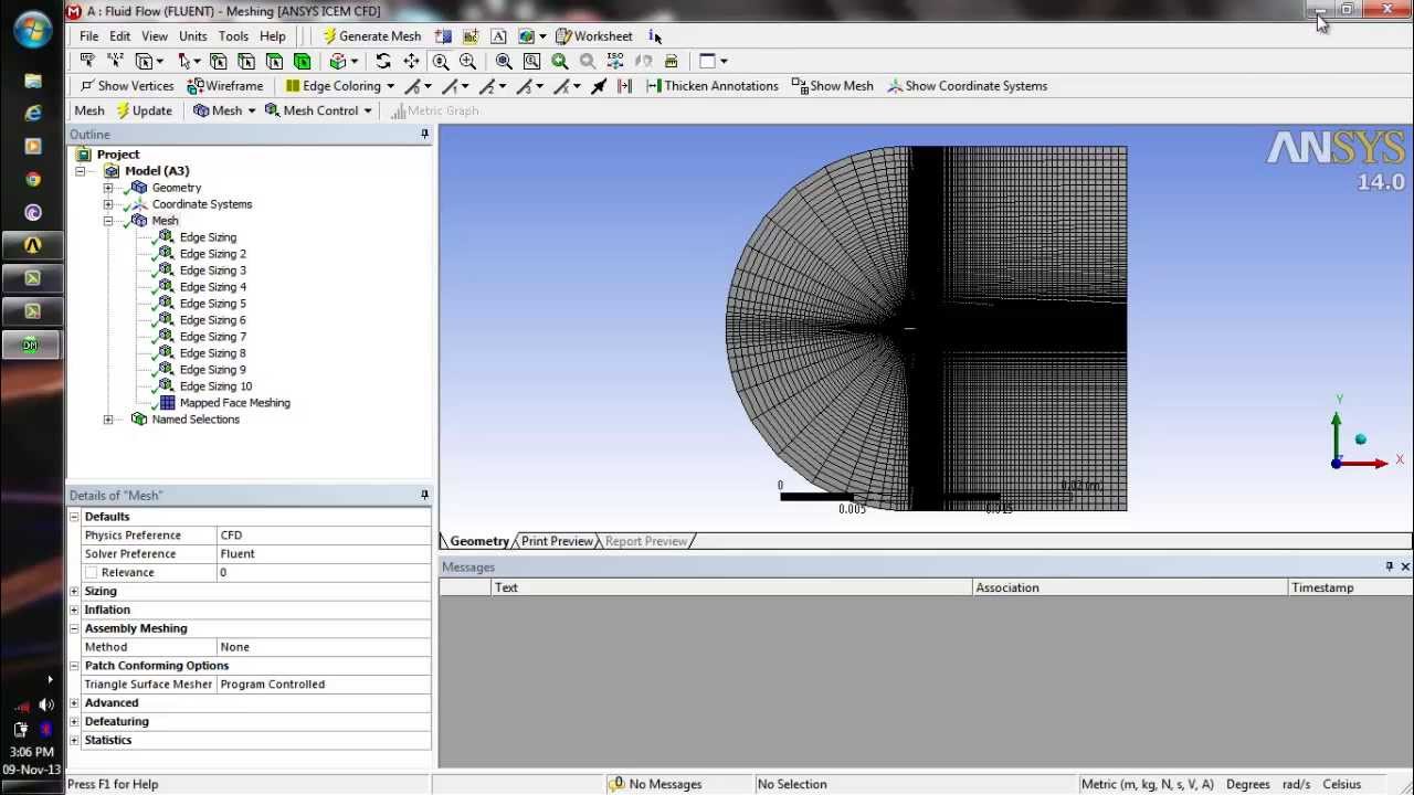 Flow over an airfoil - part 1 - Ansys Fluent 14 tutorial