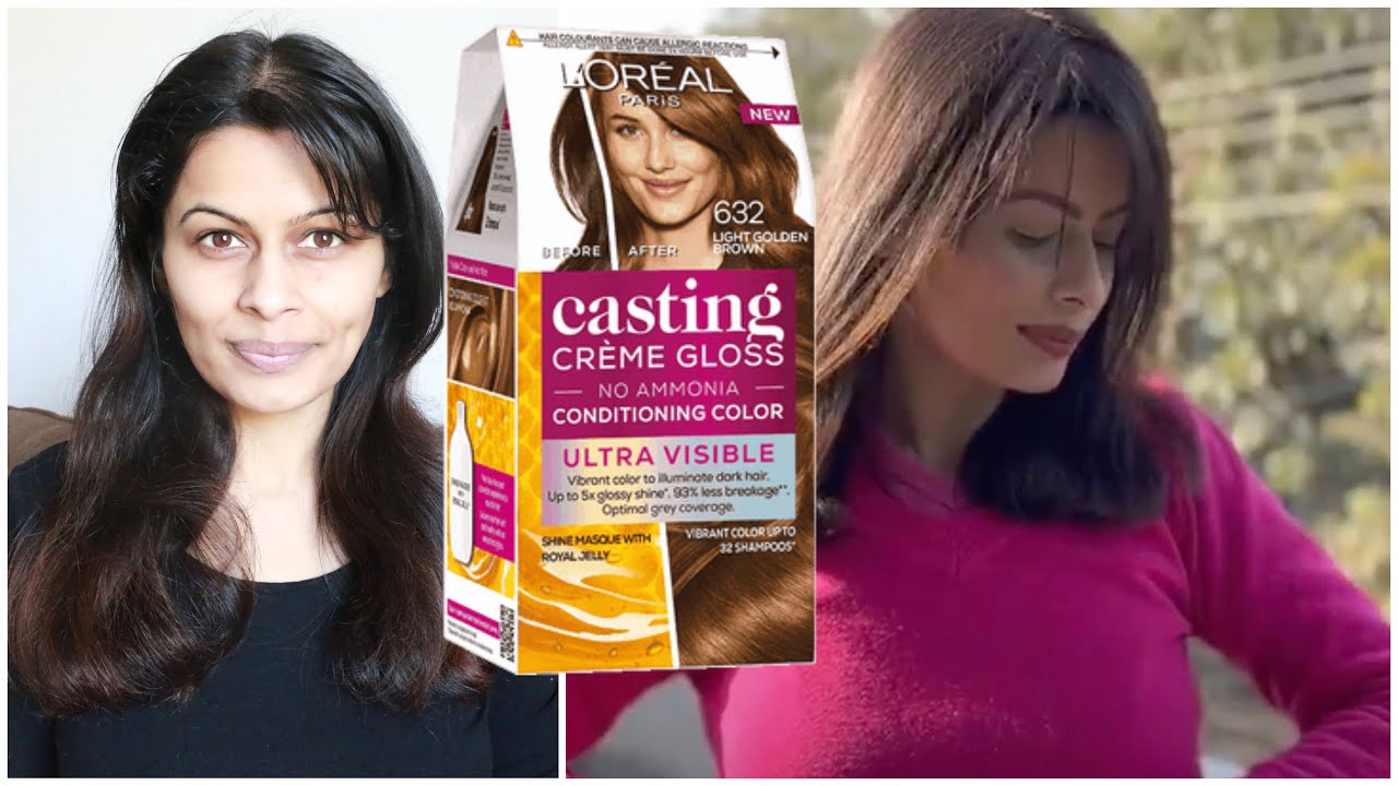 Hair Color Transformation at Home  with the L'Oreal Paris Casting Creme Gloss | Kavya