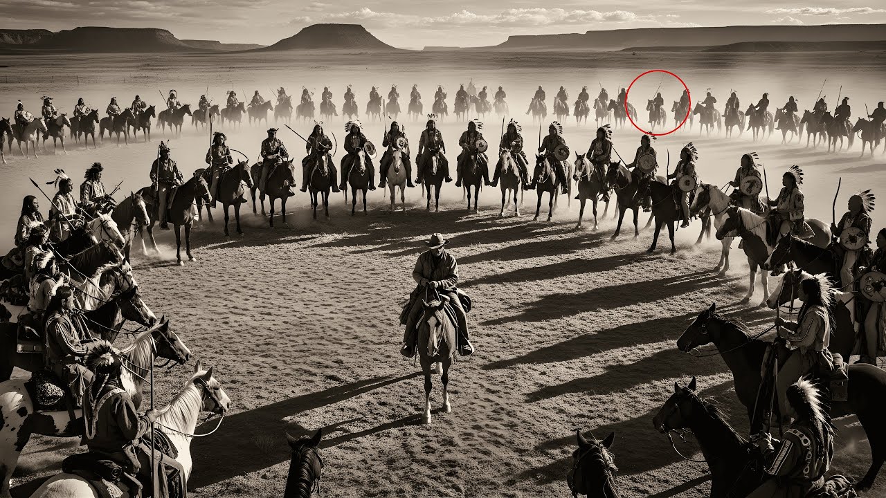 COWBOY RETURNED A STOLEN HORSE TO A CROW TRIBE. THREE DAYS LATER 50 WARRIORS RETURNED (SHORT FILM)AI