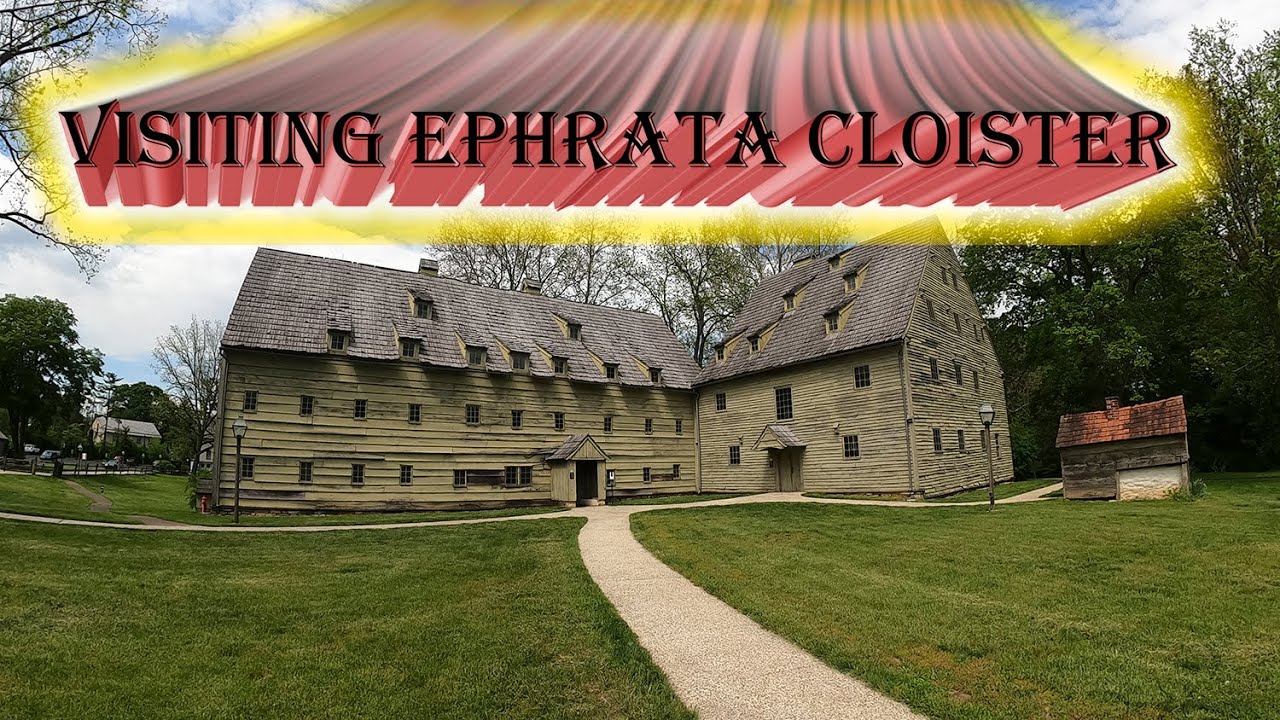 Walking around Ephrata Cloister near Lancaster, Pennsylvania