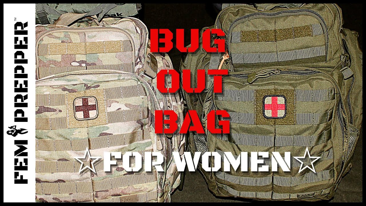 FEMALE BUG OUT BAG | HOW TO PACK A BUG OUT BAG FOR WOMEN