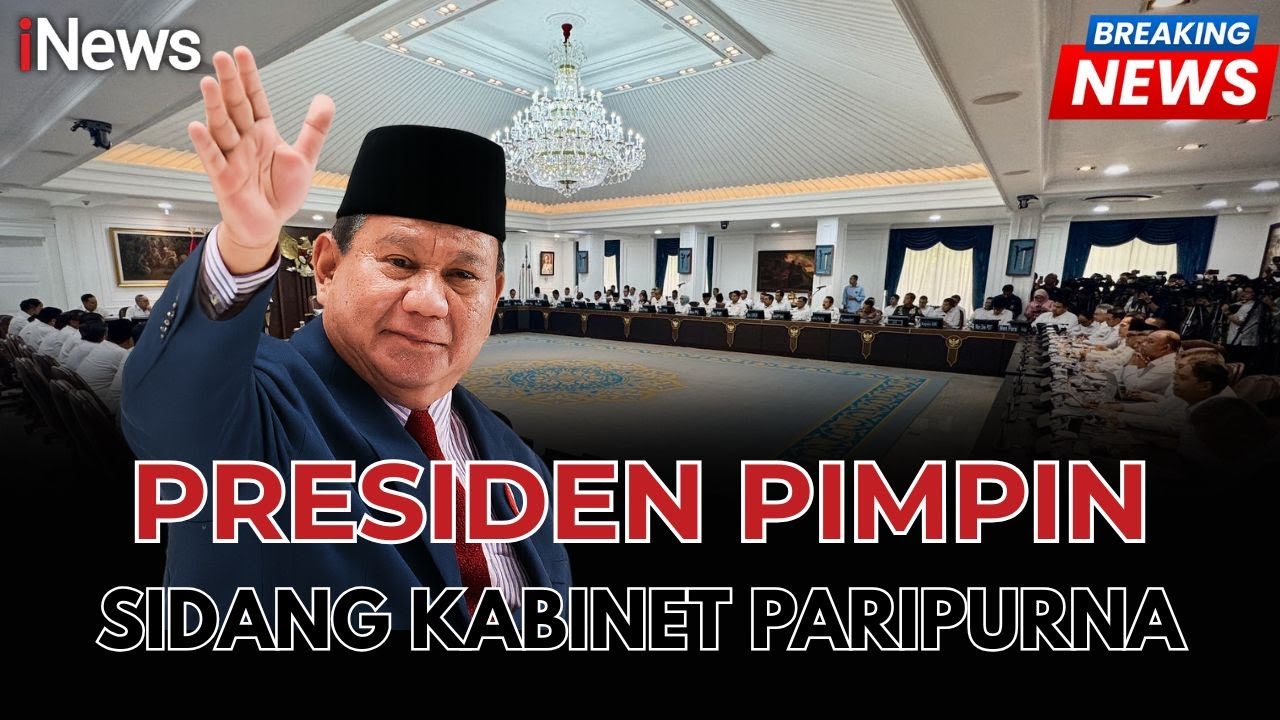 🔴BREAKING NEWS PRESIDEN GELAR SIDANG KABINET PARIPURNA |06/08