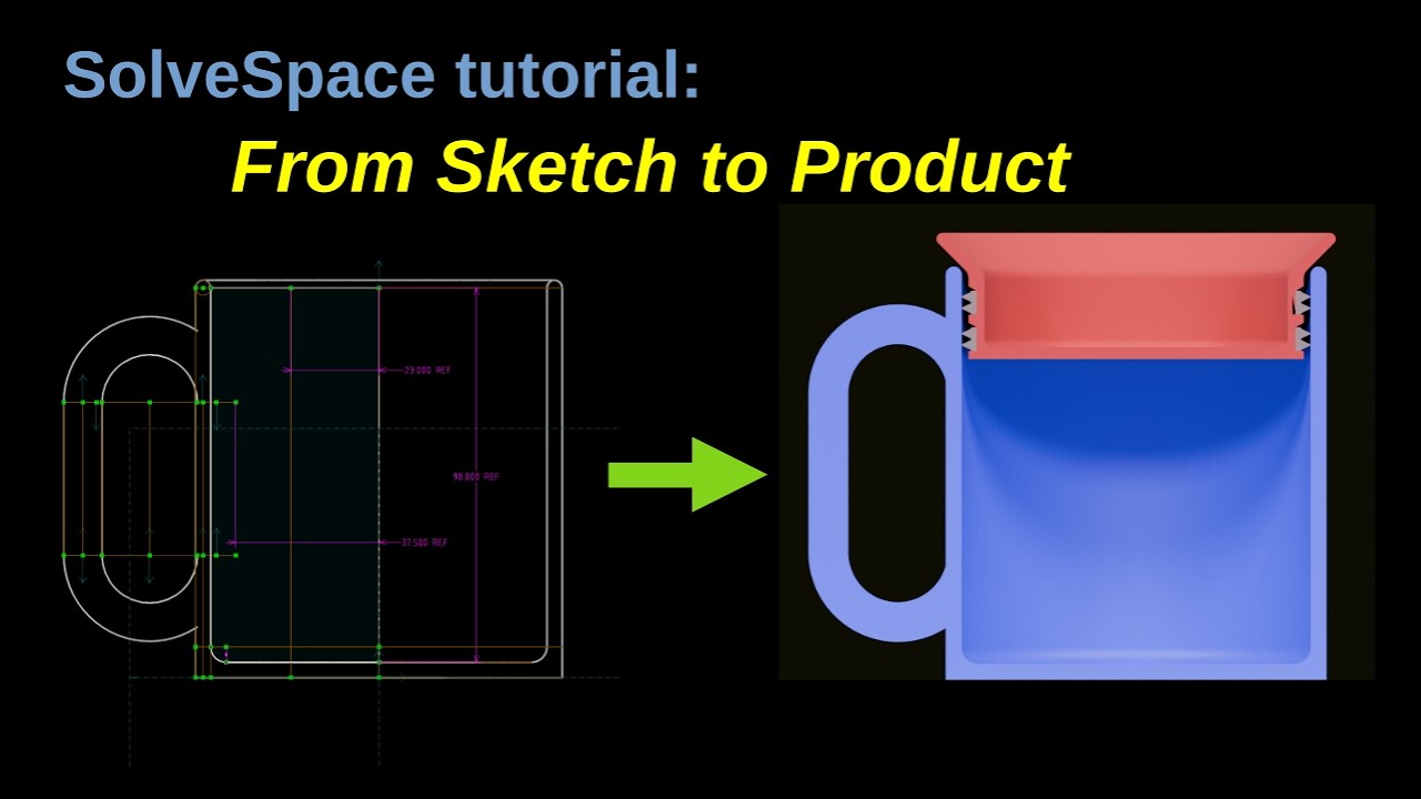 SolveSpace: From Sketch to Product