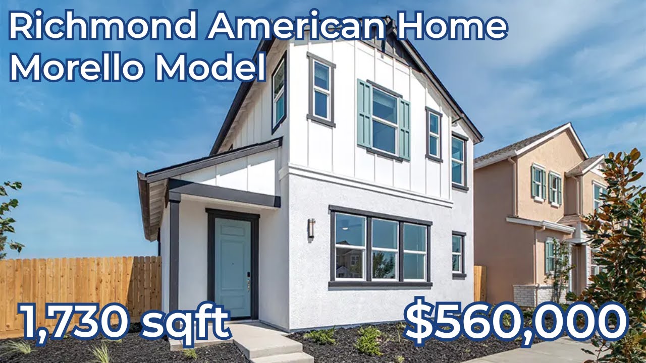 Richmond American Homes | 1730 SqFt - Morello Model | Elk Grove CA | Starts at $560,000 | Home Tour