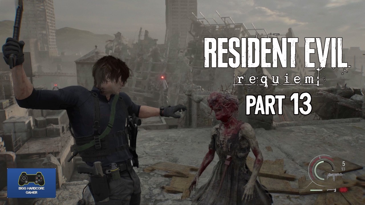 Resident Evil 9: Requiem Part 13 - Leon Searches Racoon City's Ruined Towers For The Detonator!