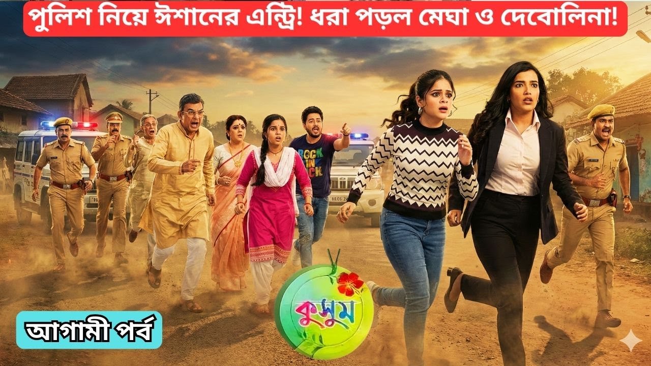 অবশেষে পুলিশ নিয়ে ঈশানের এন্ট্রি ! ধরা পড়লো মেঘা ও দেবলীনা! কুসুম | Kusum Review | Kusum 31 Jan 26