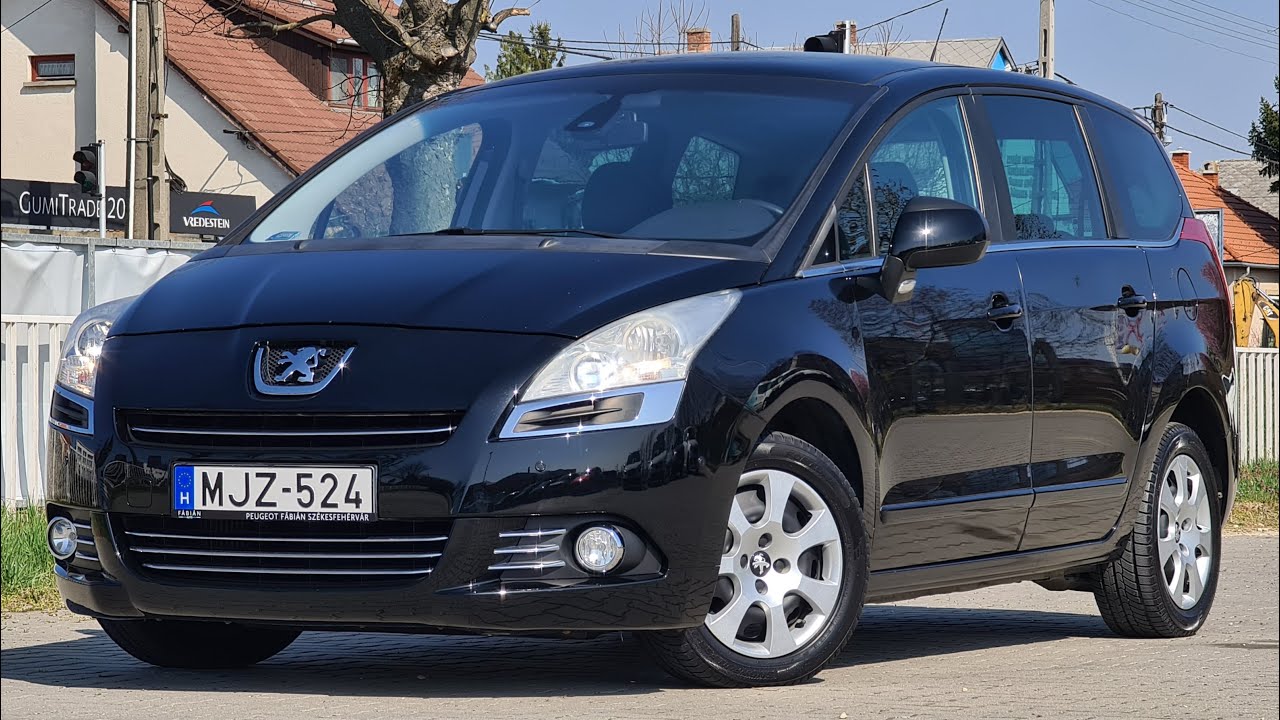 2011 Peugeot 5008 Active 1.6 HDi 115 Perla Nera Black