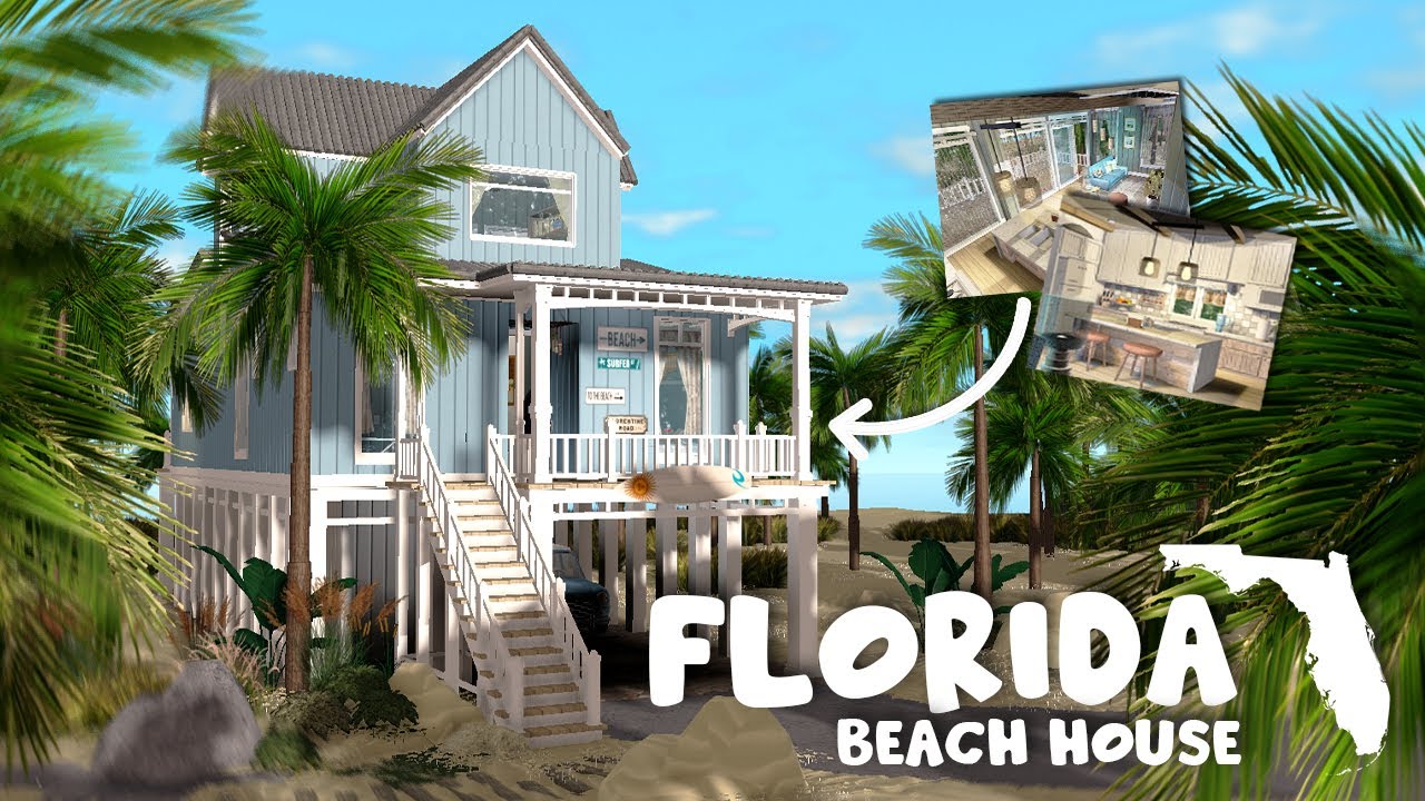 50 States: Building A Florida BEACH House In Bloxburg