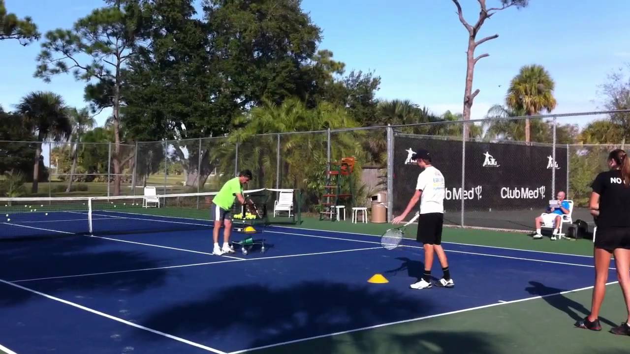 Hand Fed Tennis Drill Emilio Sanchez 1