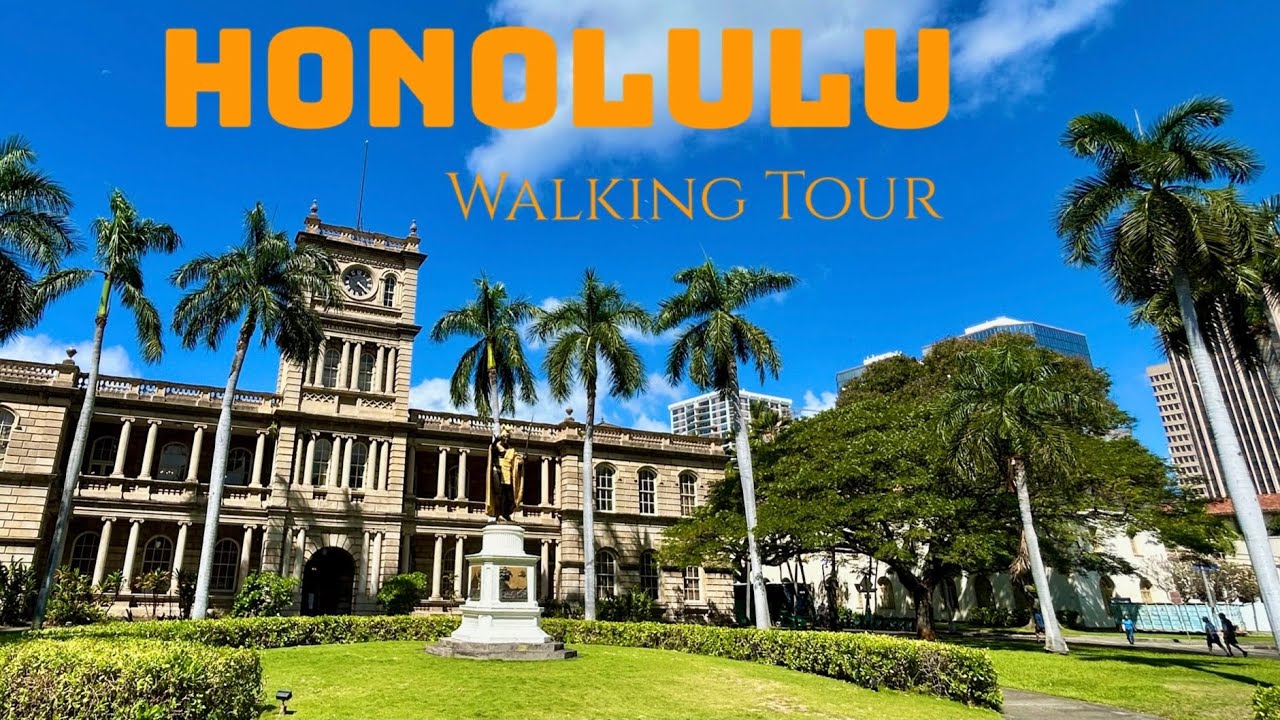Honolulu HI Downtown Walking Tour