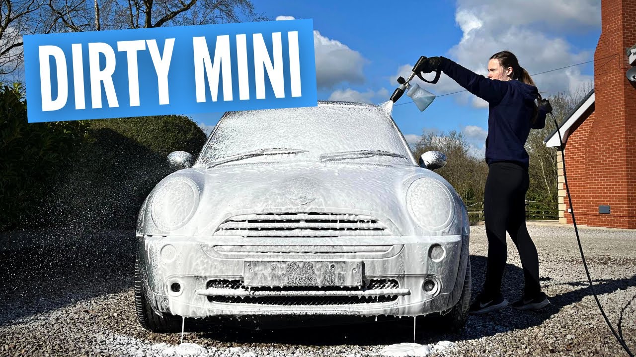 Очистка грязного Mini Cooper | Детейлинг экстерьера автомобиля