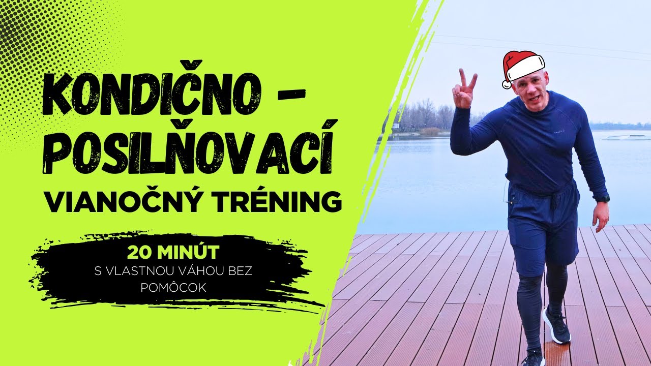 🎄 20 minútový Vianočný kondično-posilňovací tréning 🎄bez pomôcok s Valim