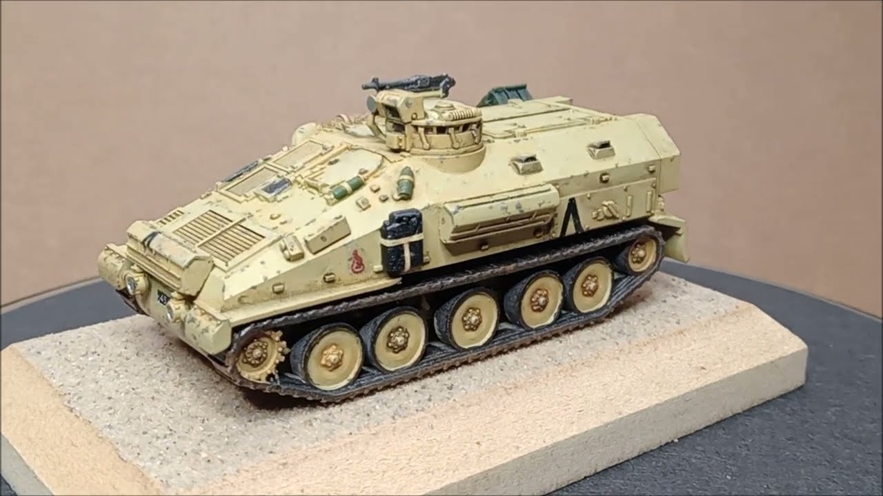 Badger 3D Printed Spartan Combat Vehicle Reconnaissance Tracked (CVRT) Op. Granby 1991 1/72 scale