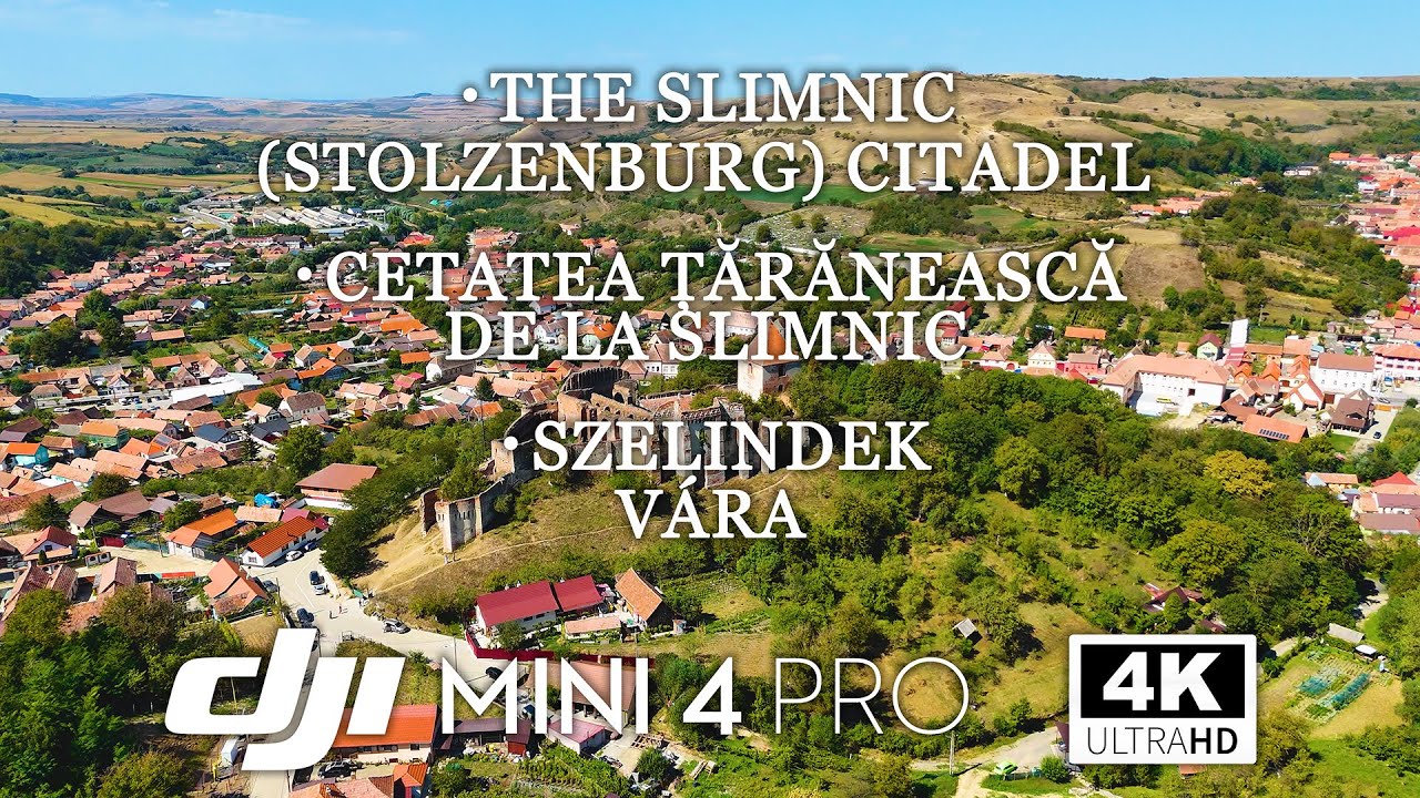 The Slimnic Citadel - Cetatea Țărăneascăde la Slimnic - Szelindek Vára - 4K - DJI MINI 4 PRO