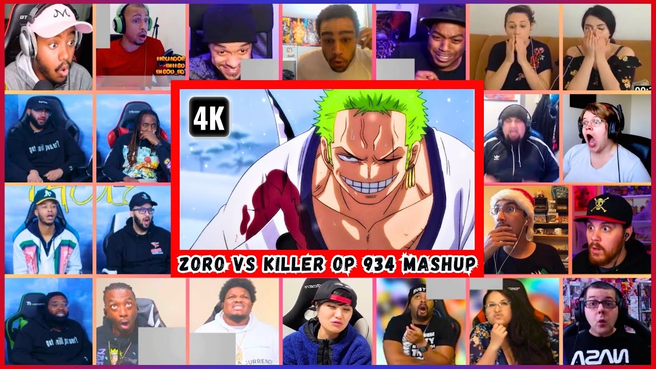 🔥🔥30+ Reactors ZORO VS KILLER Mega Reaction Mashup - One Piece Episode 934 Mega Reaction Mashup