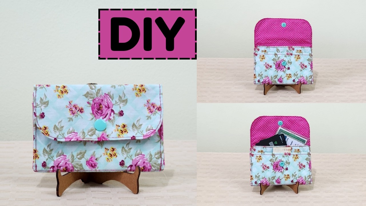 DIY: Como Fazer Uma Carteirinha Multiuso Fácil e Rápida l Quick and Easy Multipurpose Wallet