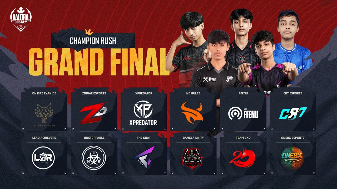 🔴VALORA LEGACY Grand Final | Valora eSports @GamingWithTalhaIsBackk