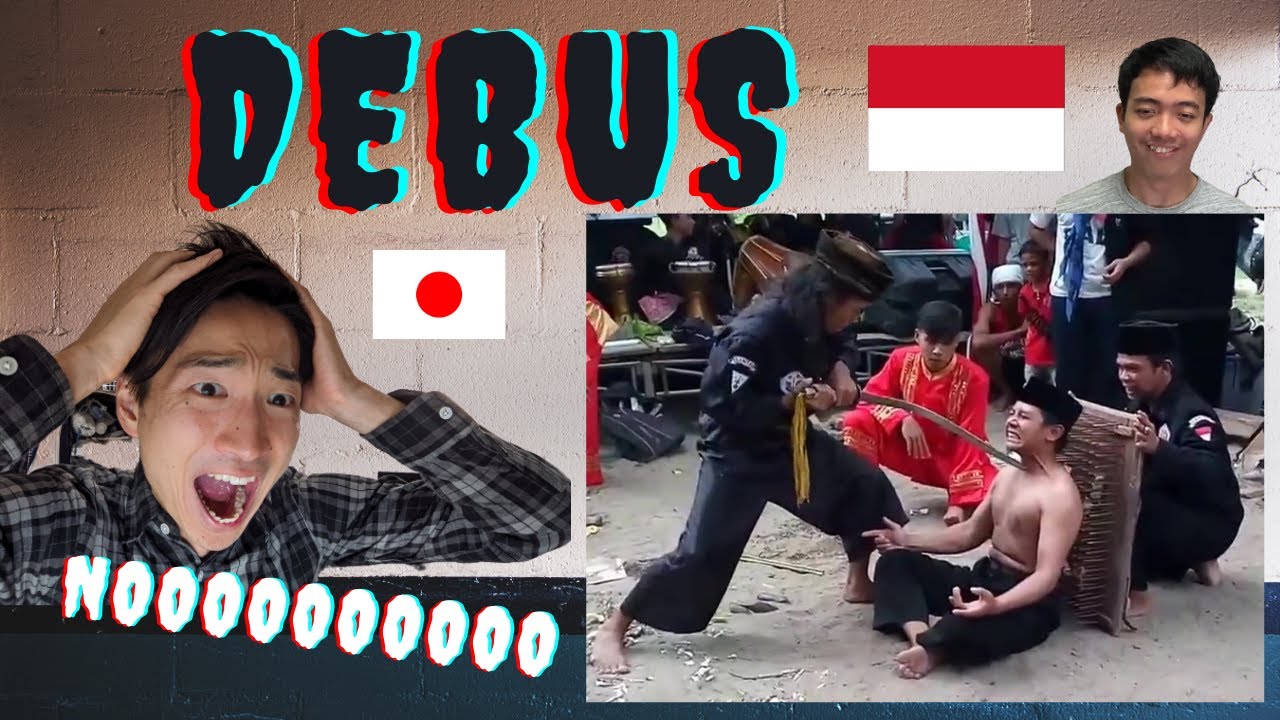 REAKSI PERTAMA KALI ORANG JEPANG NONTON DEBUS BANTEN