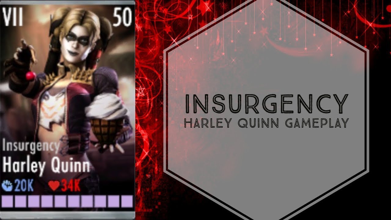 Injustice Gods Among Us Insurgency Harley Quinn Gameplay Elite VII