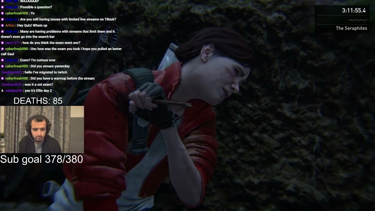 DAY 34 OF ATTEMPTING TLOU 2 PERMADEATH GROUNDED RUNS│FULL VOD