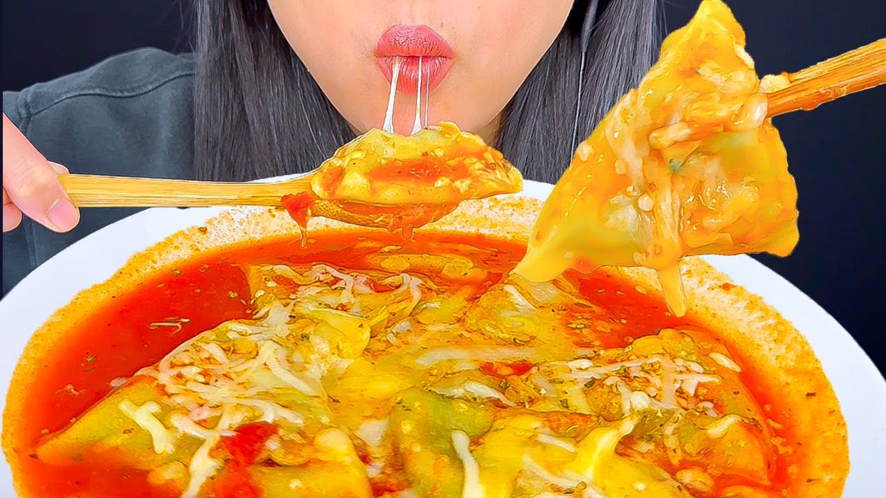 ASMR CHEESY RAVIOLI