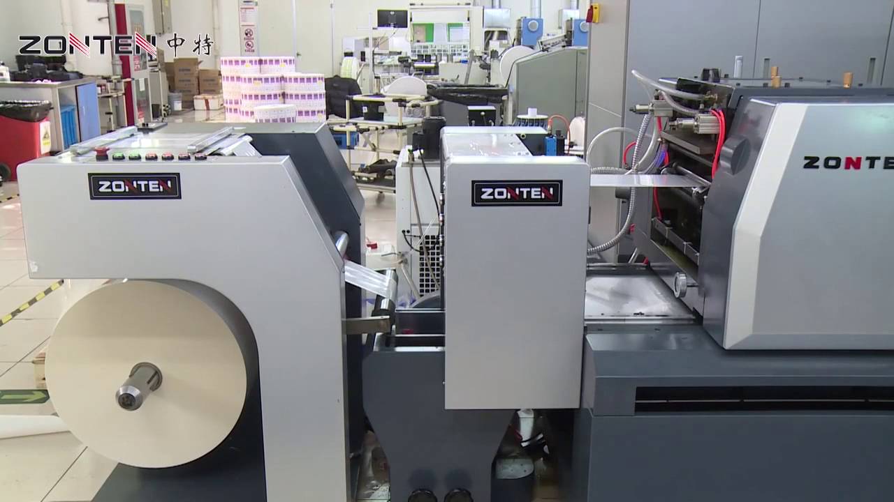ZTJ 330/520 intermittent offset label/sticker printing machine