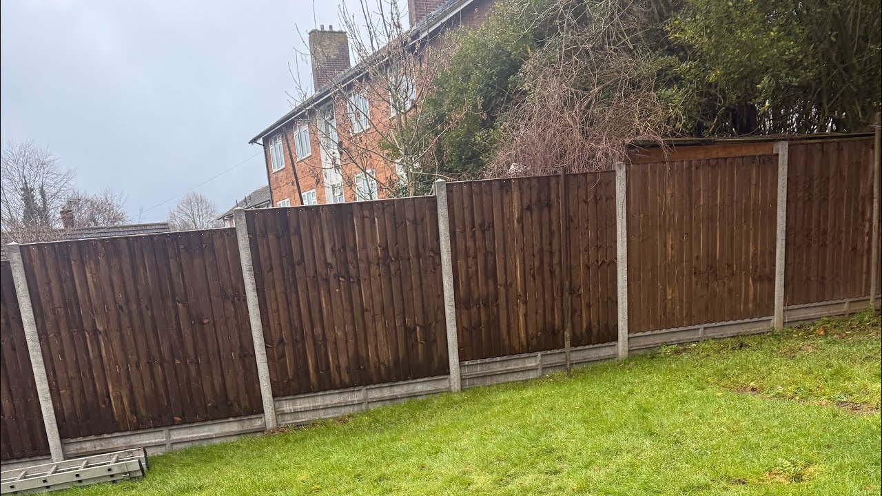  FIRST YouTube video for us #fence #fencingwork #fencingposts #fencer #gardenfence #fencingteam 
