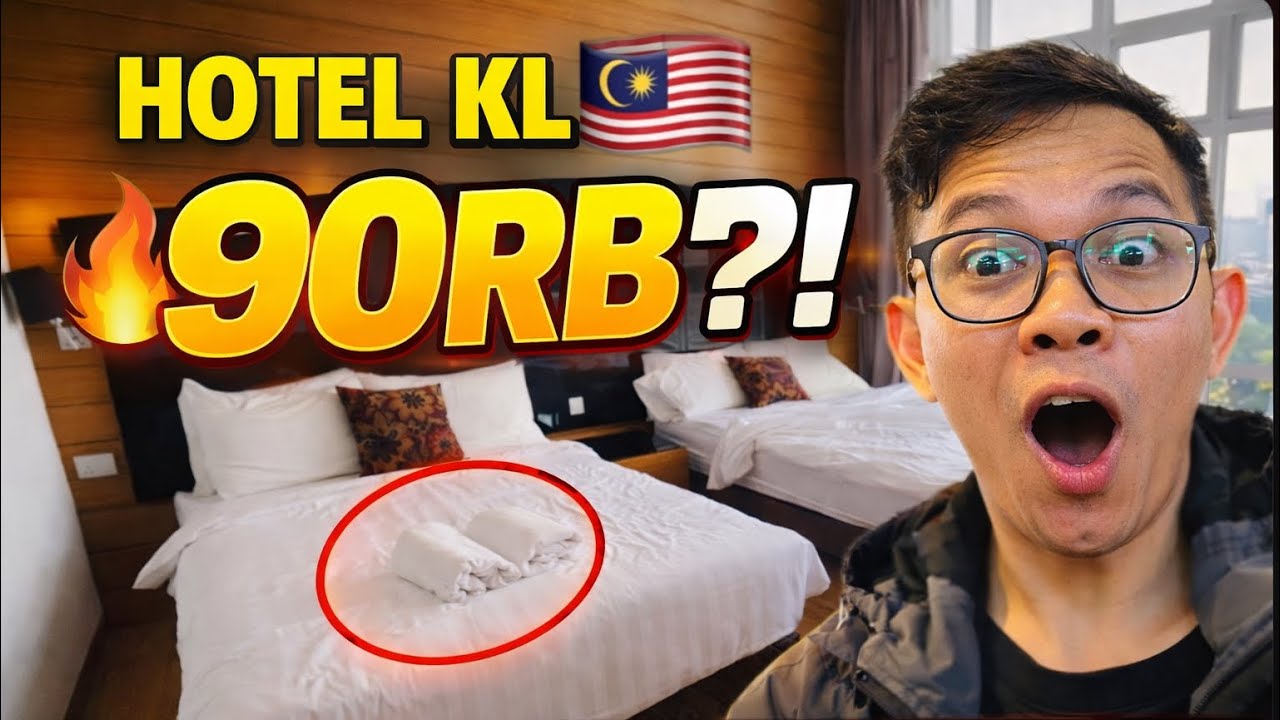Room Tour Hotel Mewah Gak Sampai 100.000 Rupiah di Kuala Lumpur 😲🇲🇾#KL #solotraveler