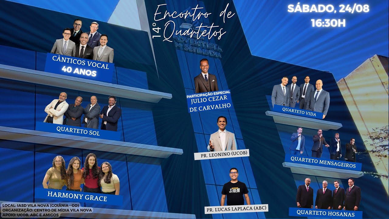 14º Encontro de Quartetos | Sábado a Tarde - 24/08/2024