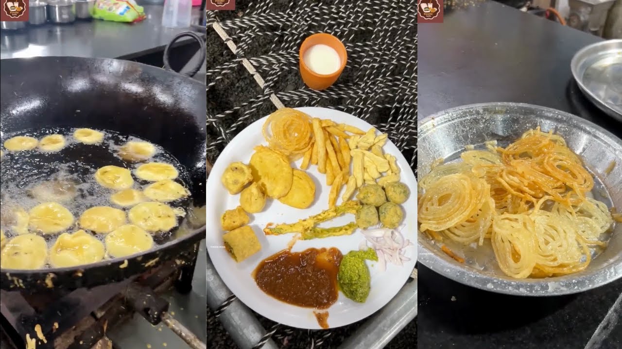 Unlimited Bhajiya Buffet 🤯 | ₹120 All-You-Can-Eat Pakora | Indian Street Food