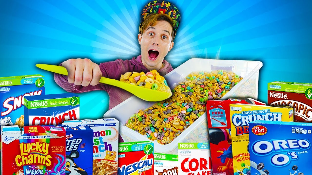 MISTUREI TODOS OS CEREAIS DO MERCADO !! ☆ CAFÉ DA MANHÃ ÉPICO! ☆