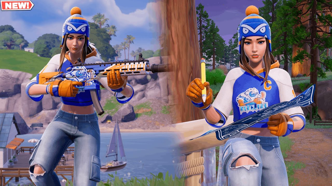 Fortnite HATTIE CHIRPS Skin GAMEPLAY! (Survey Outfit)