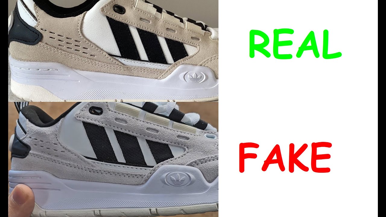 Adidas Adi 2000 real vs fake. How to spot fake Adidas Adi200 trainers
